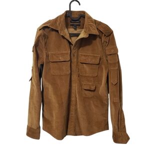 Banana Republic Corduroy Bombay Shirt Jacket Women's Size XS Color Brown